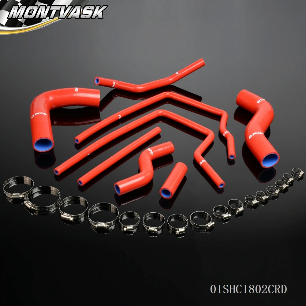 Silicone Radiator Hose Kit For 1996 2000 Subaru Impreza GC8 GF8 STI