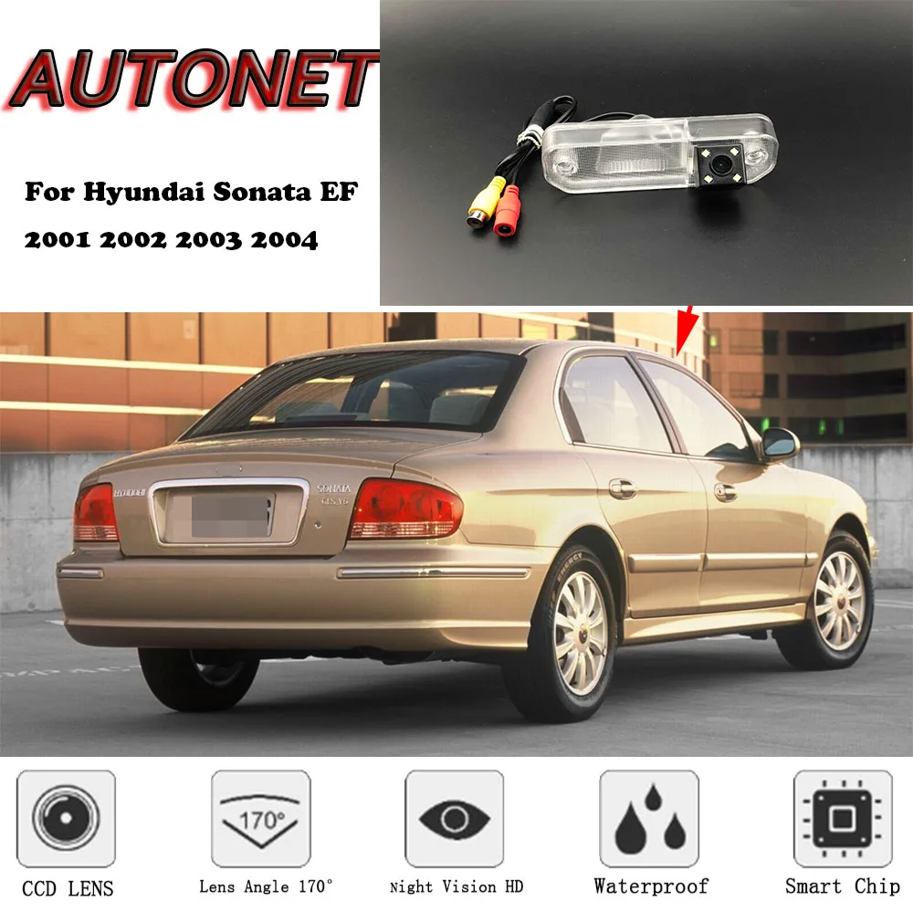 

AUTONET Backup Rear View camera For Hyundai Sonata EF 2001 2002 2003 2004 Night Vision Parking camera license plate camera