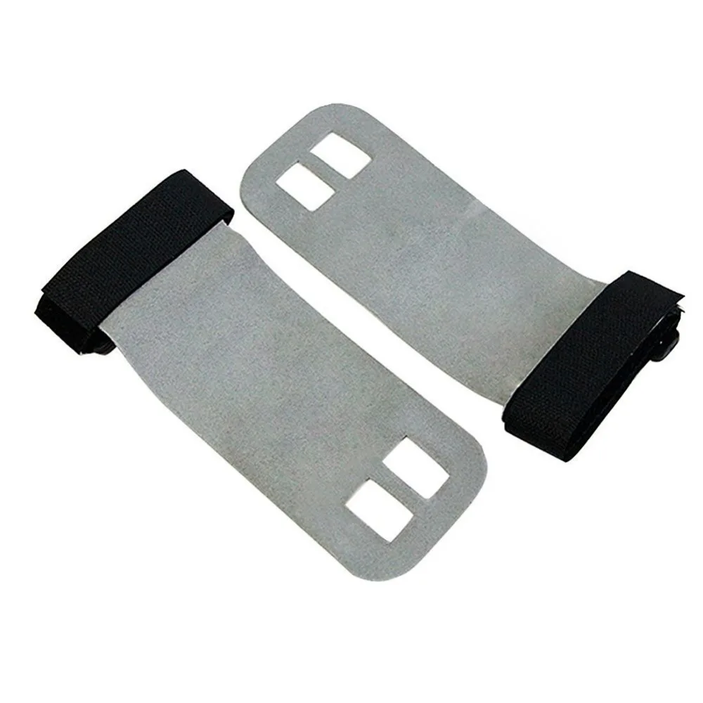 Crossfit Genuine Leather Wrist Straps Weightlifting Fitness Gloves Gym