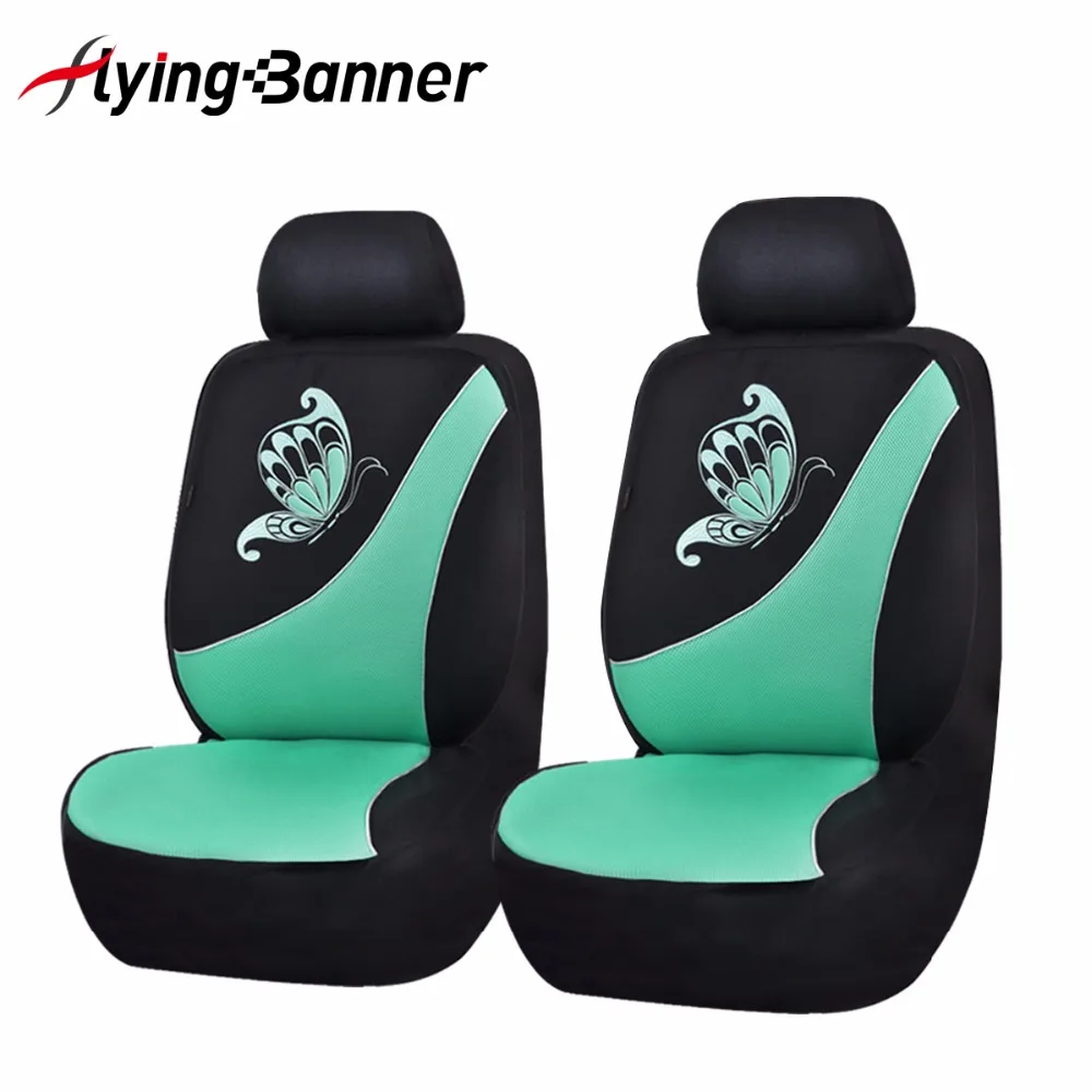 FlyingBanner Butterfly Printing Car Seat Cover Universal Fit Most