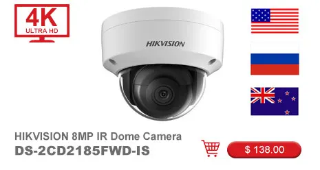 Hikvision H.265 4K NVR 16CH DS-7616NI-I2/16 P Профессиональный POE NVR для системы видеонаблюдения, HDMI штепсельный разъем VGA& Play NVR