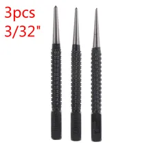 3 шт. нескользящий Центр набор пробойников из сплава стали 3/3" металлическая древесина DIY инструмент для маркировки маркер для герметичного отверстия 10 см длина сверлильный инструмент