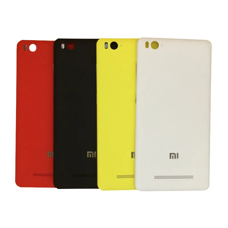 

Back Cover Battery Door Rear Housing Case Cover For Xiaomi Mi4C Mi 4c 5.0 Inch Snapdragon808 Hexa Core Cell Phone