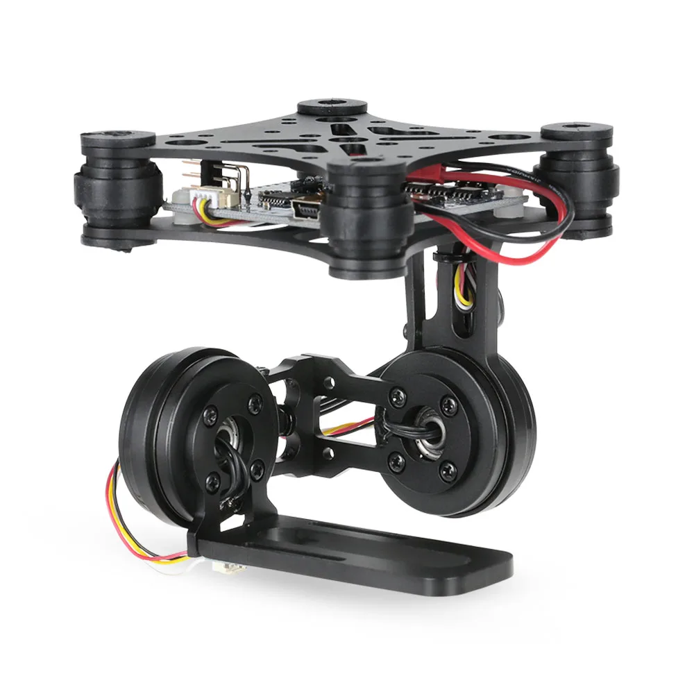 OCDAY 2 Axis Brushless Gimbal PTZ Control Panel For Gopro3 4 DJI Phantom 1 2 3 SJ4000 SJ5000 Aerial Photography