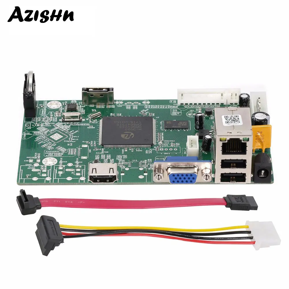 AZISHN FULL HD 4CH 1080 P/8CH 960 P CCTV NVR Onvif H.264 P2P цифрового видео Регистраторы обнаружения
