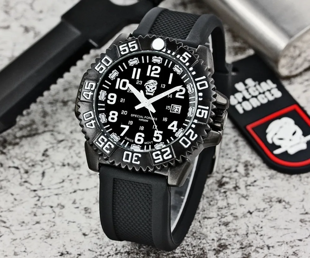  EDC.1991 Outdoo Survival Watch Sealed box Bracelet Waterproof Watches For Men Women Camping Hiking 