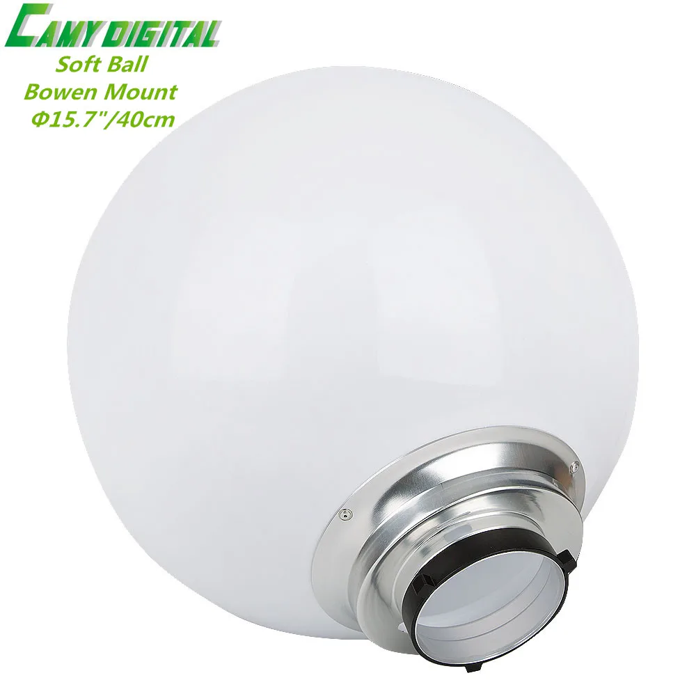 

Professional Studio Flash Accessories 15.7"/40cm Universal Soft Ball Dome Diffuser Wide Angle Soft Focus Shade For Bowen Mount