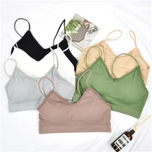 Один размер, спортивный топ, бюстгальтер для йоги, Женский Цветной хлопковый спортивный бюстгальтер для бега трусцой, бега, фитнеса, спортивный бюстгальтер, спортивный короткий топ, спортивный бюстгальтер, топы