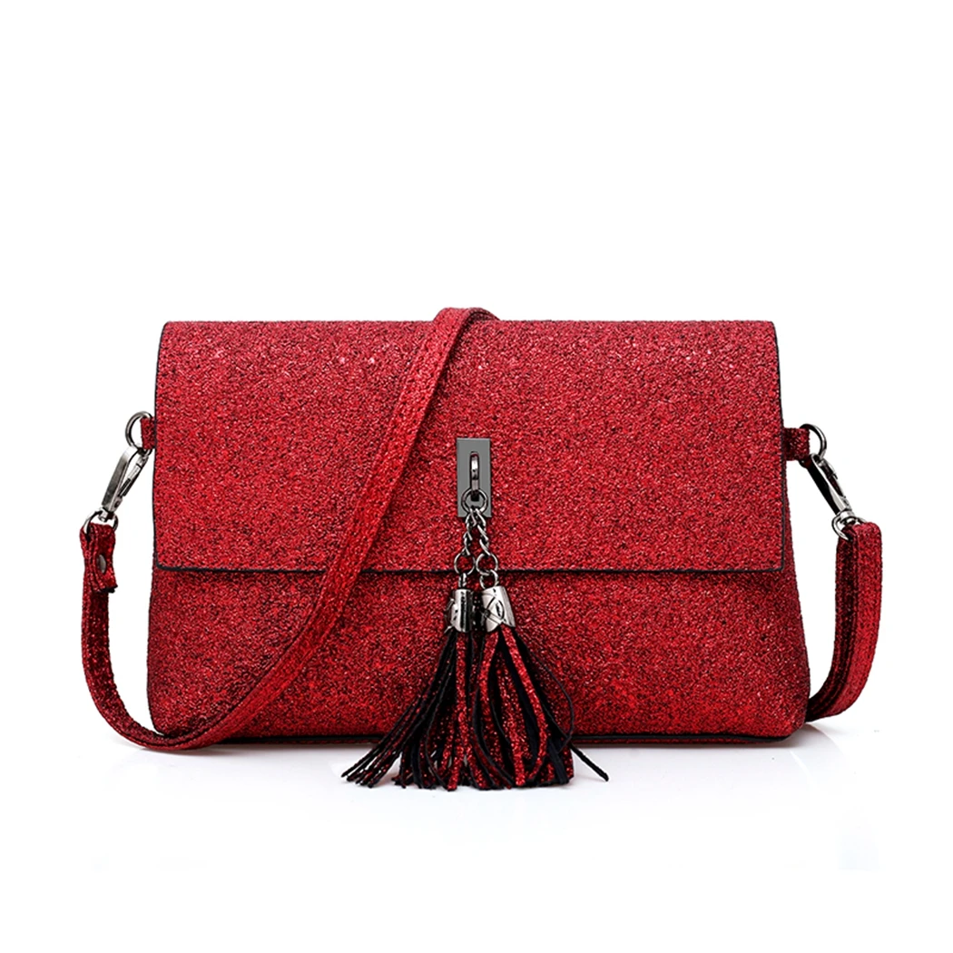 Новый Baellerry Брендовые женские кисточкой сцепления сумка Модные Винтаж Crossbody