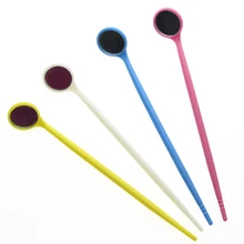 Красочные зубные зеркала милые дешевые продукты Odontologicos стоматологические инструменты пластиковые стоматологические зеркала