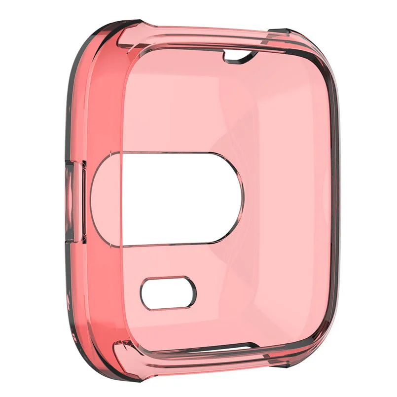 2 шт. чехол ультра тонкий ТПУ защитный для смарт часов ForFitbit versa Lite полная защита