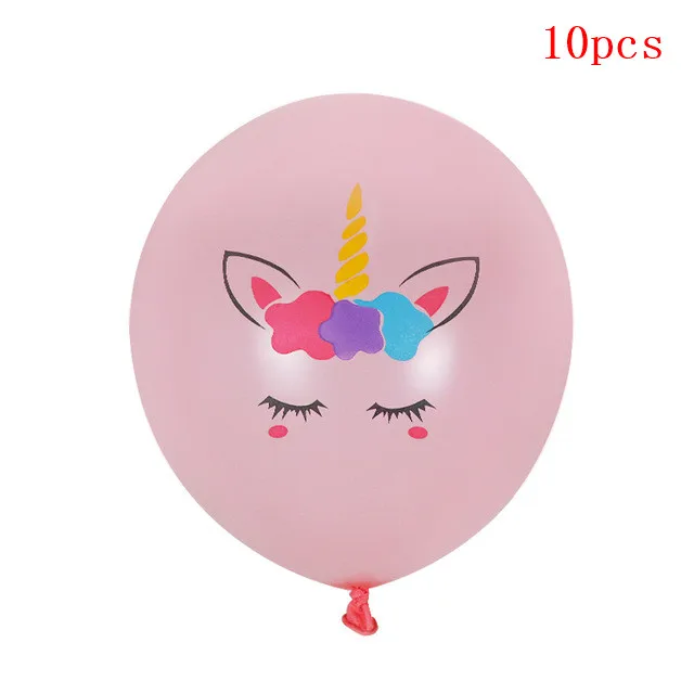 1pc Unicorn Balloons Engagement Wedding Children's Day Birthday Party Decoration Foil Balloon Unicorn Balloon Party Decoration - Цвет: Синий