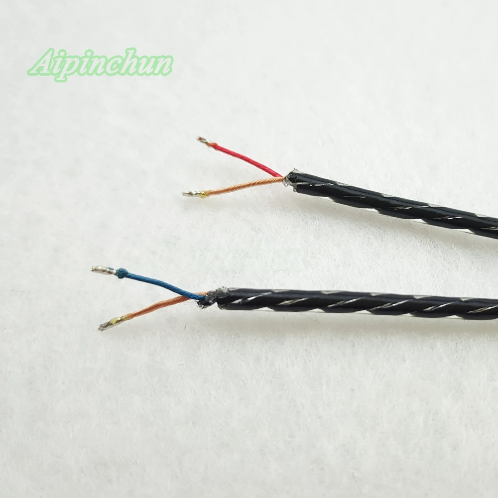 Aipinchun 3,5 мм 3-полюсный изгиб Джек "сделай сам" для наушников аудио кабель для наушников Ремонт Замена шнур LC-OFC провода A34