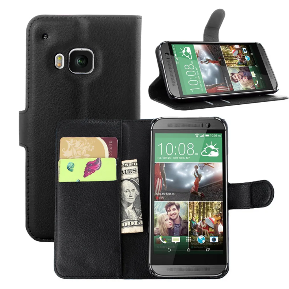 

Luxury Wallet Leather Case For HTC One M9 / HTC One S9 Coque Flip With Stand Card Slot Phone Back Cover For HTC M9 HTC One Hima