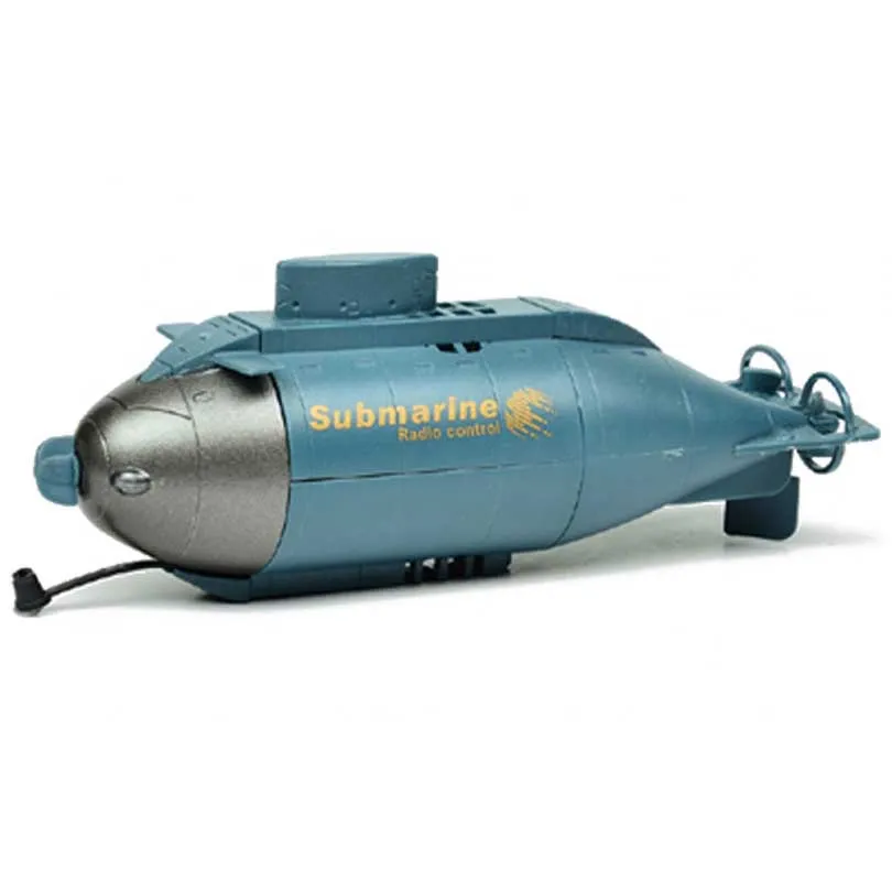 Мини р/у подводная лодка детская игрушка 2 цвета пластик Мальчики подводный субмарина игрушки дистанционное управление интеллектуальная развивающая игрушка - Цвет: blue