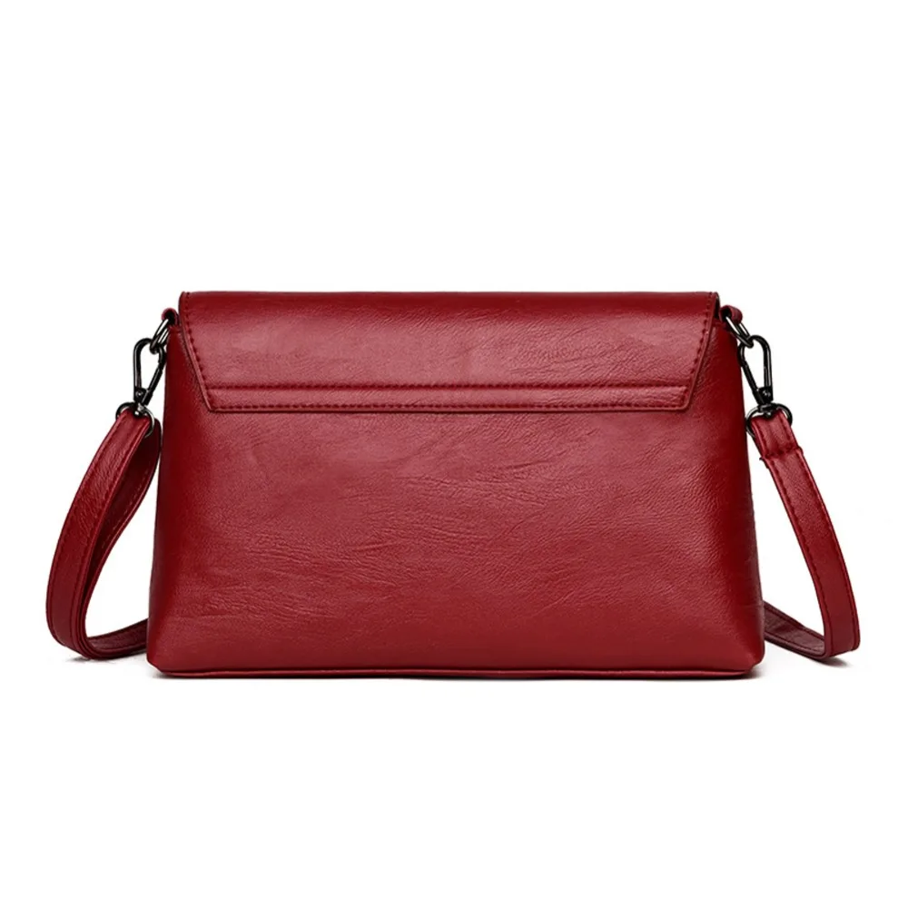 2 Pcs Baguette Crossbody Bags For Women Female Messenger Shoulder Bag Girls Fashion High Quality PU Leather Bolsa Feminina