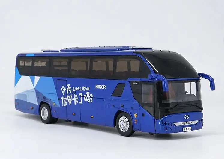 Модель из сплава в подарок масштаб 1:42 KingLong Higer H92 KLQ6125B дорожный транзитный автобус