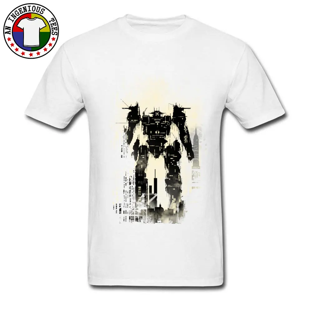 The Builder Printed On Tops T Shirt Short Sleeve for Men Pure Cotton Summer/Autumn Crew Neck T Shirt Design Sweatshirts Funny The Builder white