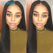 Straight U Part Wig Unprocessed Brazilian Human Hair UPart Wig Black Women Silky Straight U Part Human Hair Wig 130 Density