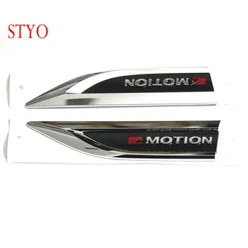 

STYO Car ABS Side Wing Fender Door Emblem Badge Sticker Trim for T-ROC TROC 2018 2019