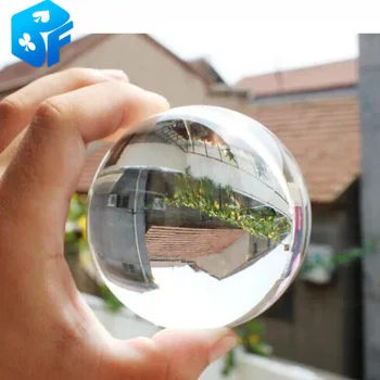 

Clear Crystal Ball crystal with no bubble and dirty thing magic toy 60mm free shipping magic tricks