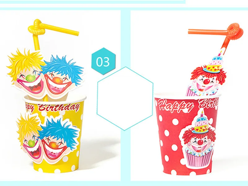 FANLUS Creative Princess Friendship Birthday Party Paper Cups Disposable Tableware (6pcs), Multi Color Party Supplies (7)