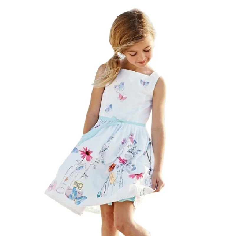 Shop by category Tea Collection Girls Dresses. At Tea Collection, we travel the globe to create one-of-a-kind dresses for girls. Whether she's headed to a birthday or holiday party or she's just exploring the playground down the street, our girls dresses will give her a look that stands out. Ranging in sizes from 2 to 12, our stylish girls dresses are fun and fearless - just .