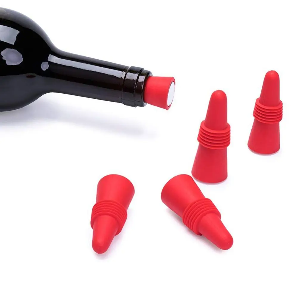 Unique Bar Accessories Tools Small Wine Stopper Cork Bottle Plug Silicone Sealed | Дом и сад