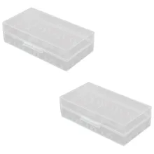 Melhor preço 2PCS CR123A 18650 16340 Bateria Caixa Box Titular Armazenamento de plástico rígido