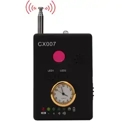 CX007 Многофункциональный радиочастотного сигнала Камера телефон GSM gps Wi-Fi ошибки детектор с тревогой