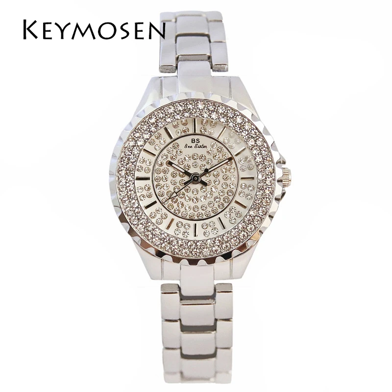 

Diamond Watches Creative Women Watches Bracelet Stainless Steel Diamond Crystal Dial Qaurtz Ladies Watch relogio feminino
