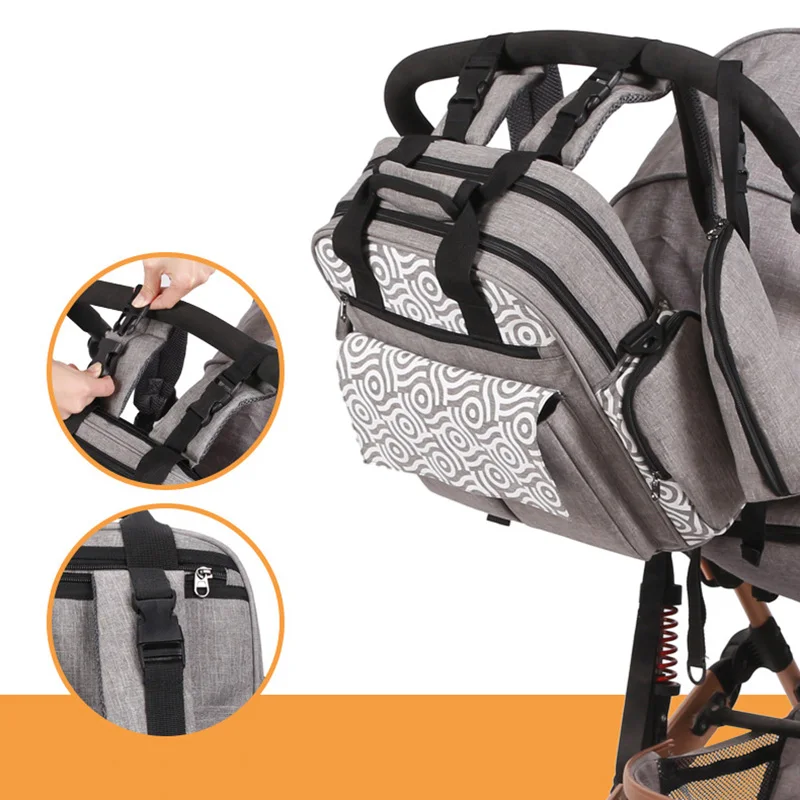 Mummy Nappy Maternity Bag Multifunction Baby Diaper Bag Large Capacity Travel Nursing Backpack Newborn Bags Mochila BB6073 (1)