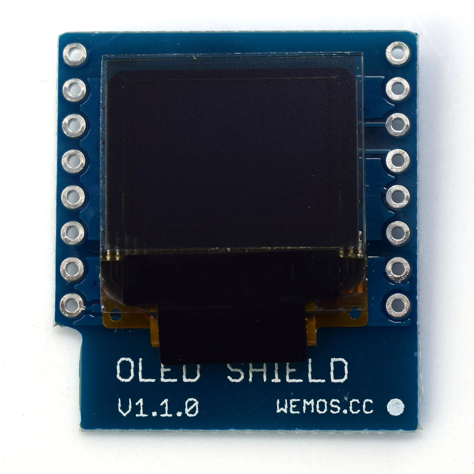 OLED Shield V1.1.0 for WeMos D1 mini 0.66" inch 64X48 IIC I2C BBC 