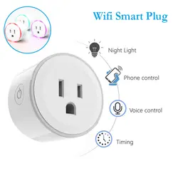 WI-FI Smart Plug вокруг нас разъем работает с Alexa Google помощник нет концентратор требуется Главная электрическая мини-разъем