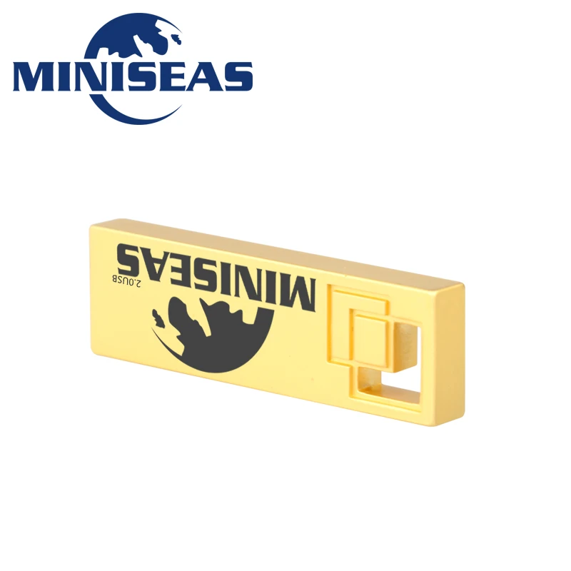 Новый Miniseas Usb Flash Drive металла Высокая Скорость накопитель 4 GB 8 GB Pendrive 16 ГБ, 32 ГБ, 64 ГБ Флэшка памяти Usb Stick 2,0