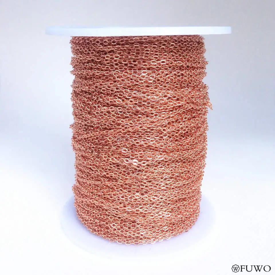Brass Round O Chain 9