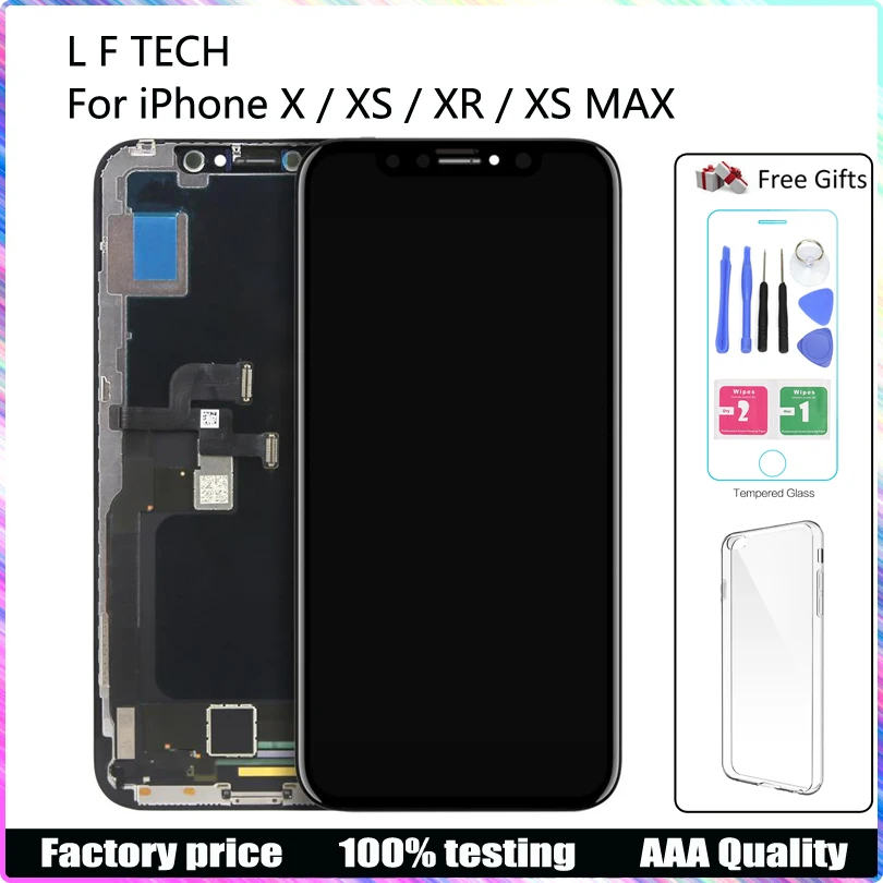 

LCD for iPhone X Display Touch Screen Sensor Panel Digitizer Assembly for iPhone X LCD 5.8" for iphone Replacement