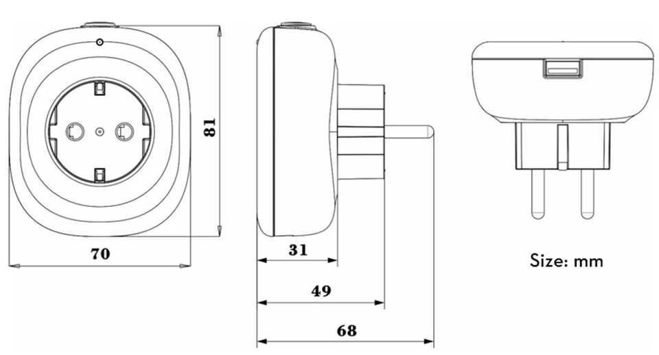 Wifi умная розетка EU Plug мобильное приложение дистанционное управление работает с Amazon Alexa Google Home не требуется концентратор с USB выходом