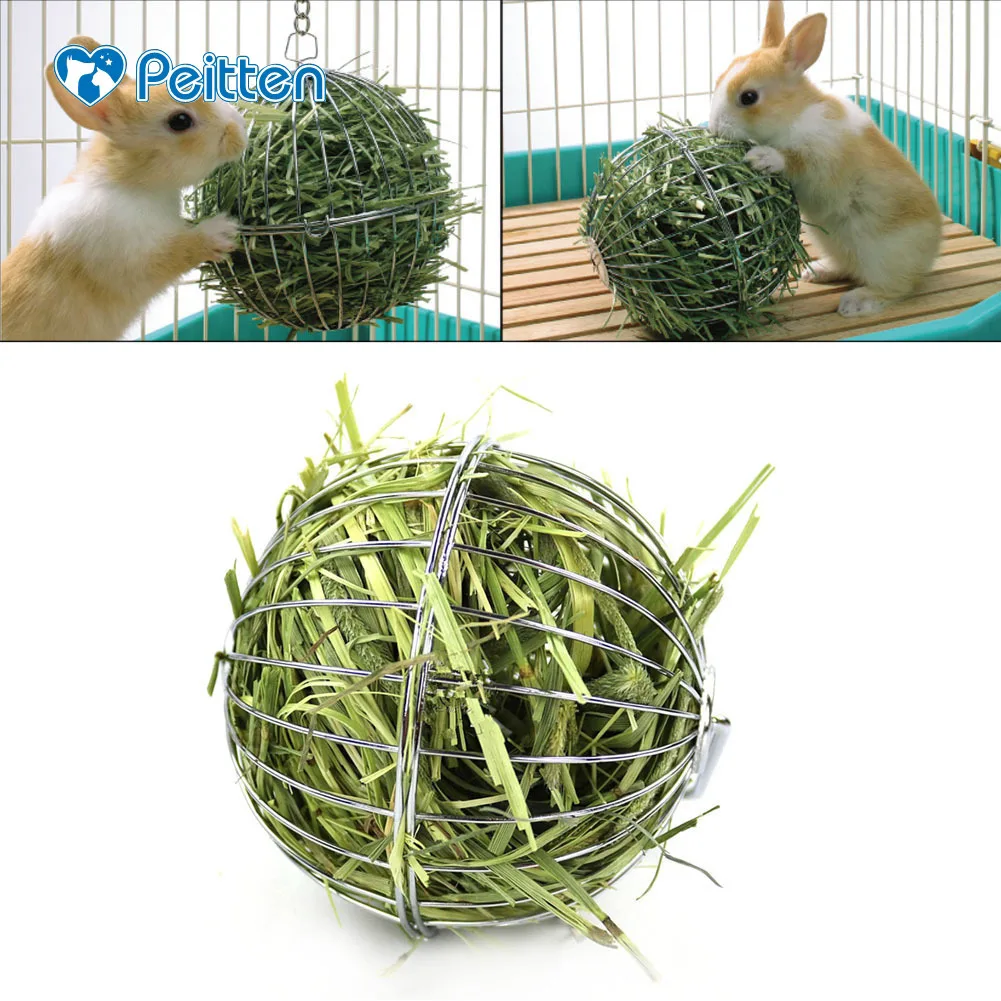 

Stainless Steel Electroplated Round Sphere Grass Collecting Ball for Feeding Chinchilla Rabbit Guinea Pig and Other Pets 2020
