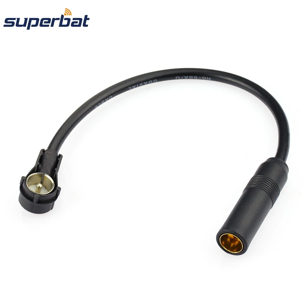 Superbat Car Radio Aerial Antenna Coax 20cm Cable Adapter/Converter