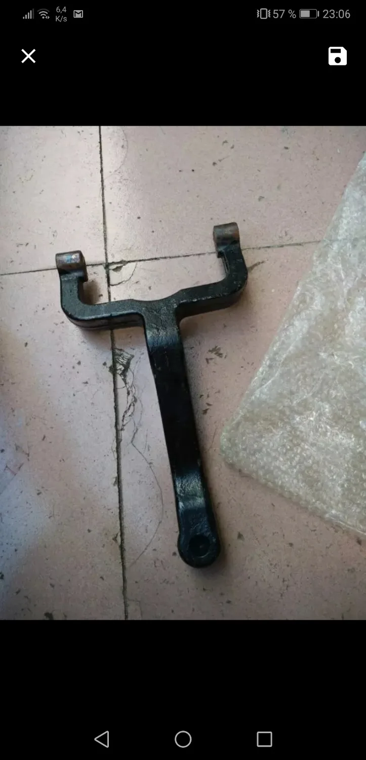 

fast gear box JS180 clutch fork with number 1601021-5