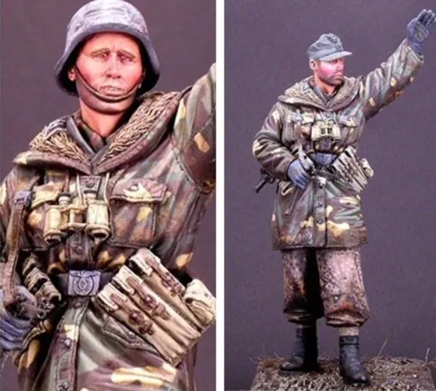 

WW2 Models 1/16 Germany SS (including two heads) Historical Figure WWII resin Free Shipping