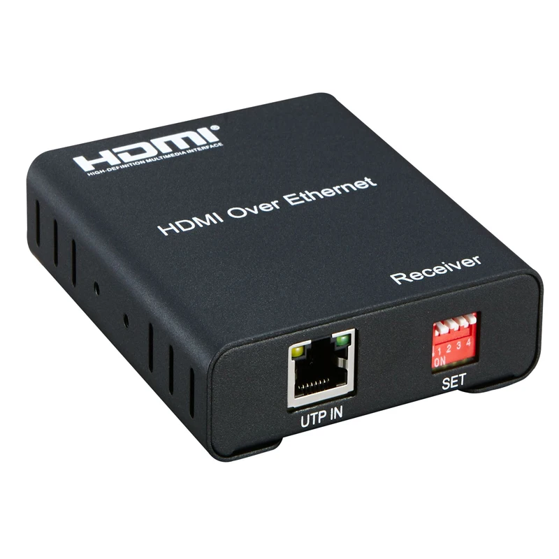 HDMI удлинитель матричный коммутатор сплиттер по Cat5e/6 кабелю до 120 м совместим с TCP/IP
