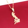 United Kingdom Map Pendant Necklace British Glasgow London UK Great Britain And Northern Ireland Flag Jewelry 1