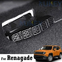 2 pièces pour Jeep Renegade 2015-2017 2018 2019 sous siège plancher chauffage ca climatiseur conduit évent couverture grille sortie de protection