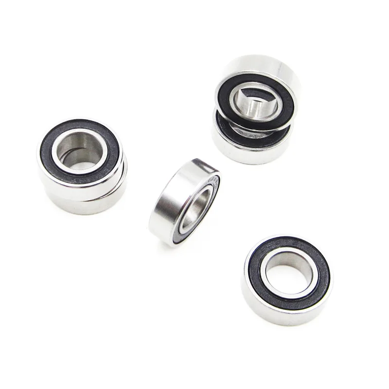 10PCS High quality ABEC-5 688 2RS 688RS 688-2RS 688 RS L1680 8x16x5 mm Miniature double Rubber seal Deep Groove Ball Bearing