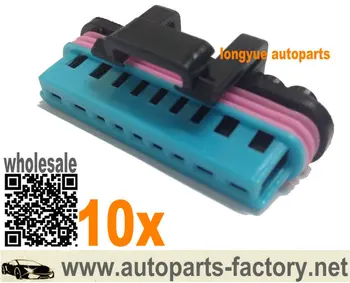 

longyue 10pcs 97-03 7.3L PowerStroke Valve Cover Harness Connector Repair Kit Case For Ford