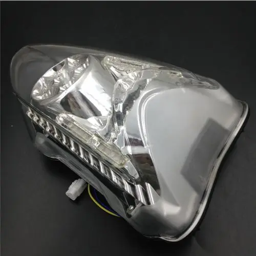 

1x LED Brake Stop Tail Light Turn Signal Integrated Motorcycle For Suzuki Hayabusa GSX-R1300R 2008-2012 Clear Lens