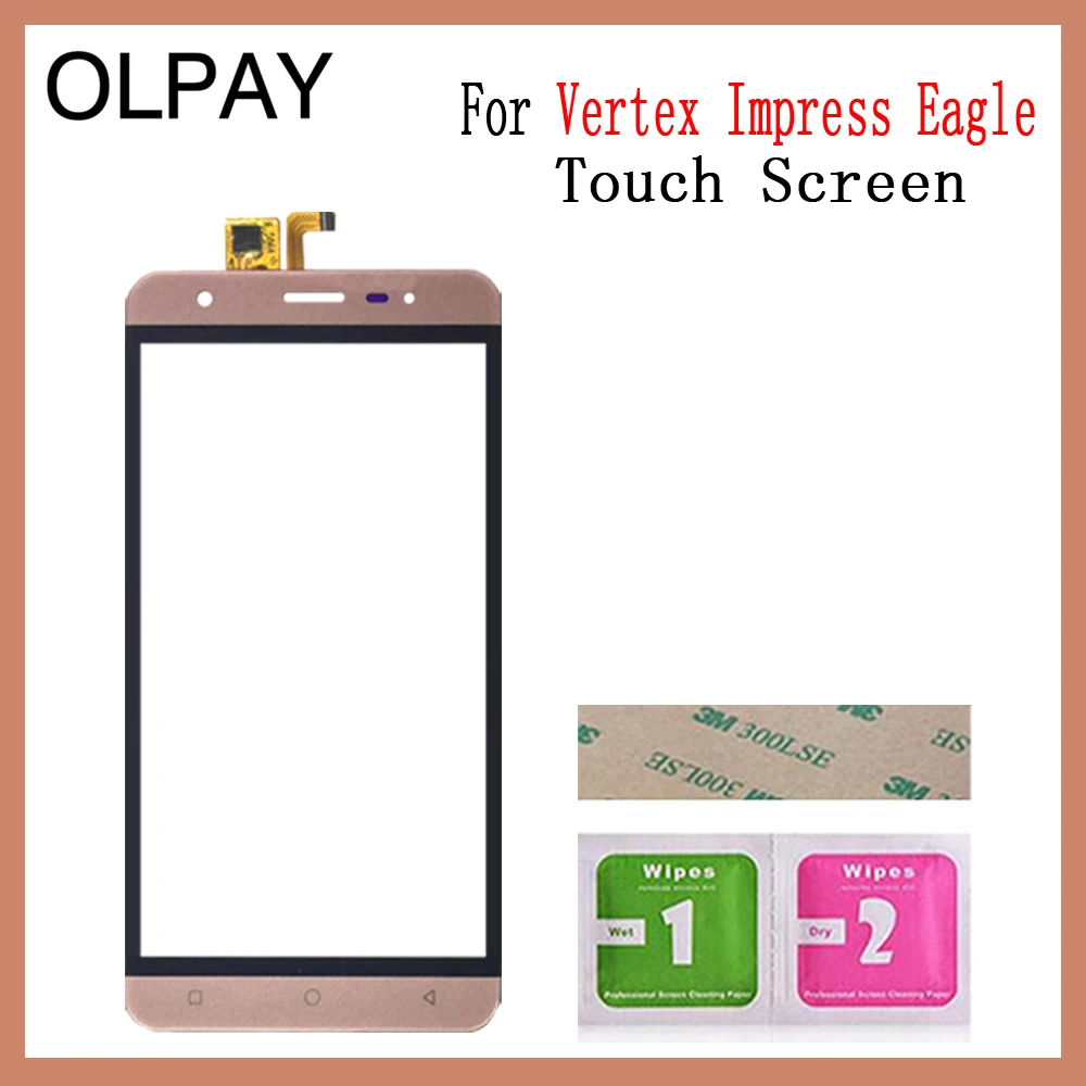 OLPAY 5,0 ''Новинка для Vertex Impress Eagle 3g сенсорный экран стекло дигитайзер панель объектив сенсор Бесплатный клей и салфетки