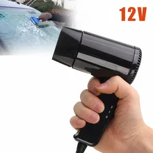 Автомобиль-Стайлинг Портативный 12 В горячий и холодный путешествия автомобиль складной кемпинг фен для волос окно Defroster CSL2017